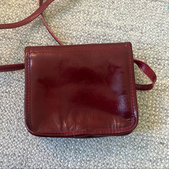 Red/brown Italian leather purse. Purchased in Italy. Never used. - Picture 5 of 7